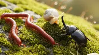 Beyond the Meeting: Long-Term Interactions of Millipedes, Snails, and Rhinoceros Beetles​ #millipede