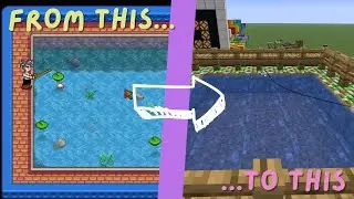 Making the STARDEW VALLEY fair games on MINECRAFT! Pt 1 Fishing
