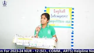English Extempore Competition - 2023 (6th to 8th) #english  #extempore #competition