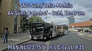 SNG Suhl/Zella-Mehlis - Linie A4, MAN NL323-15 Lion's City LL #35