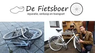 Oud metaal/opknapper naar gloednieuwe transportfiets restauratie | de Fietsboer