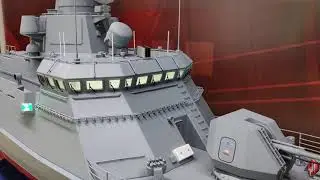 Малый ракетный корабль проекта 22800 &laquo;Каракурт&raquo;. Масштаб М1:50. Corvette Project 22800 Karakurt.