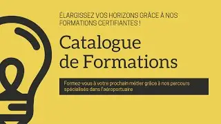 vid&eacute;o formations 2AFC A&eacute;roportuaire