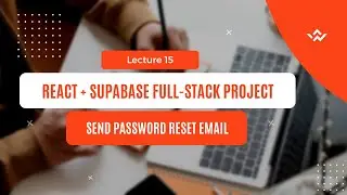 Send Password Reset Email in React | Supabase Auth Tutorial