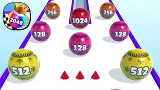 Ball Merge 2048 - All Levels Ball Gameplay Android, iOS ( Level 6227 - 6236 )