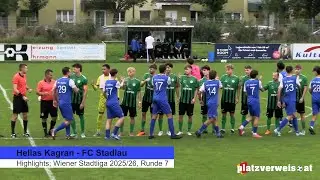 Highlights Hellas Kagran - FC Stadlau; Wiener Stadtliga 2025/26, Runde 7