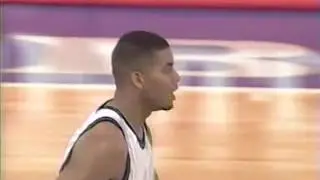 David Vaughn Sends It Down on the Fast Break vs. Nets (1996)