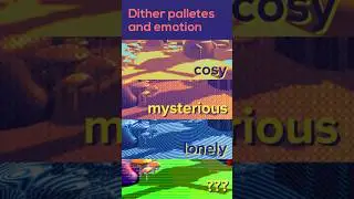 🎨 The Power of Dithering in Color 🎨 #gamedev #computergraphics #gameeffects