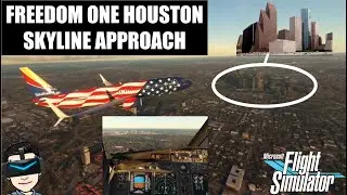 Southwest Freedom One 737-800 Houston Hobby VR Arrival | Microsoft Flight Simulator