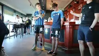 Inter-SJK 22.7.2023  j&auml;lkipeleiss&auml; Rodrigo Arciero ja Daniel R&ouml;kman