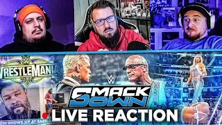 WWE SMACKDOWN LIVE REACTION - THE ROCK ist ZURÜCK & startet WRESTLEMANIA HYPE 🔥🤩