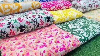 डिजिटल प्रिंट 💥WHOLSALE FABRIC COTTON WHOLSALE MARKET SURAT JAIURI COTTON PRINT COTTON HOUSE RK