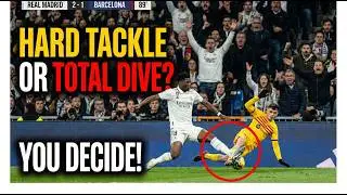 Tchouameni on Pedri &mdash; Hard Tackle or Total Dive?