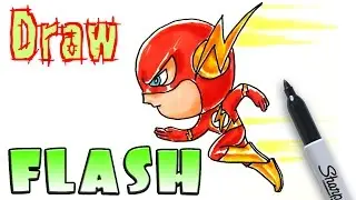 How to Draw the Flash - Coloring Pages