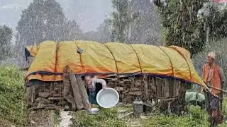 Real Forest Tribe Life in Nepal | Daily Survival, Traditional Cooking & Jungle Living
