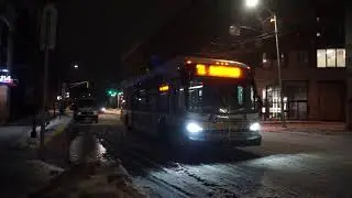 MBTA Bus: Harvard Sq bound XDE40 1948 Rt.71 entering Harvard Bus Tunnel