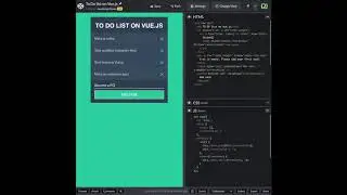 Simple To Do application on Vue.js