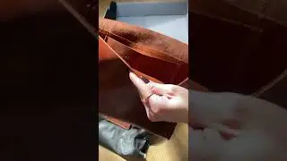Unboxing Sound of a Leather Bag from Wilderoe Atelier #craftedleather #handmadeaccessories