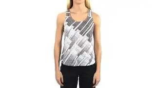 Asics Women's Tessa Burnout Racer Tank Top | SwimOutlet.com
