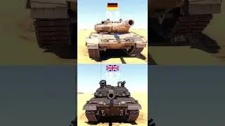 Black Knight vs Leopard 2A7 - Turn Radius