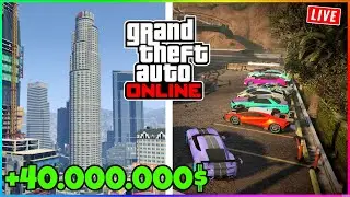 Auf dem Weg zu 100.000.000$ in GTA 5 ONLINE! Tuning Treffen & Geld verdienen in GTA ONLINE Live