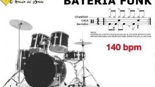 Bateria funk 140 bpm
