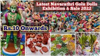 From Rs.10 Navarathri Golu Latest Dolls 2022 | small to big size| Wholesale Price| Exhibition & Sale