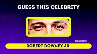 Quiz Game: Guess a Celebrity by Their Eyes 👁️🤔 | Part 2