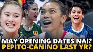 PVL and UAAP Opening Na!? BUSOG LUSOG VBALL ACTIONS!? Rebisco Babawi, UST-DLSU PAPAIYAKIN ang NU!?
