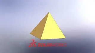 DIY SolidWorks Tutorial: How To Design A Pyramid In Less Than 3 Minutes