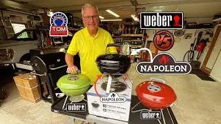 Weber Smokey Joe против Napoleon 14&rdquo; Premium Portable Kettle Grill! / Что лучше?