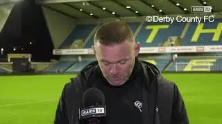 Derby's Wayne Rooney celebrates first win as manager as Millwall fans boo team taking a knee for BLM