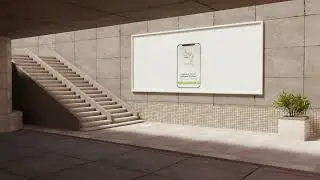 Moving poster wall ads in situ