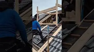 Rear Dormer Construction #violin  #loft #dormer #conversion #irishbuilder #building #builders