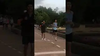 Ohm run with Thai at Half Marathon Bangkok 2023 #OhmPawat #OhmHalfMarathon