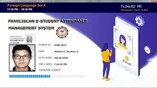 ATTENDANCE - BIOMETRIC EDITION VISUAL BASIC 6.0 | SQL SERVER