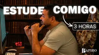 10/01 ESTUDE COMIGO AO VIVO | 3 HORAS 📚 Auditor Fiscal, Foco e Produtividade, Som de Chuva, Pomodoro