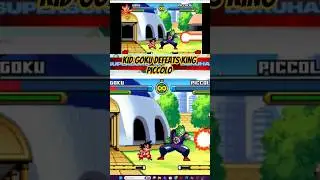 Kid Goku Defeats King Piccolo Once and for all #dragonball #goku #gba #Gameboy #anime #manga #gohan