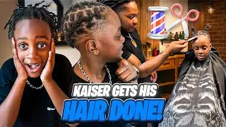 KAISER FINALLY GOT HIS HAIR DONE AFTER 2 MONTHS