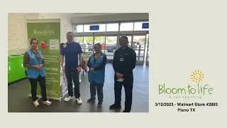 BTL & Walmart CHD awareness event 2 at Store 2883 - Plano, TX. Thank you @Walmart & @bloomtolife