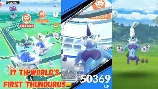 First Thundurus Raid in 17 th Jan ...#raid #thundurus #pokemongo #legendarypokemon #legendaryraid