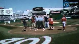 DCYetti handing out lineup card 9/25/10