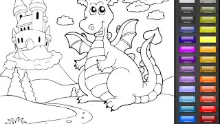 Dragon Coloring Pages For Kids - Dragon Coloring Pages