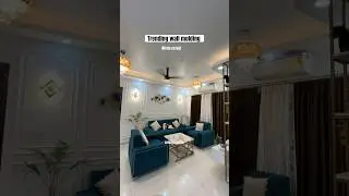 Trending wall molding design #livinginterior #walldecor #molding #niralaestate