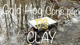 Gold hog cons pan vs clay!!! #gold #panning #sluicing #michigangold