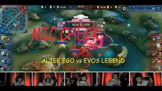 MIC CHECK ALTER EGO VS EVOS LEGEND'S (MPL INDONESIA S11) | FINAL LOWER BRACKET | MOBILE LEGEND #mlbb