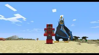 Pixelmon Crew Adventure Map Ep.4. Taking out the sand gym!