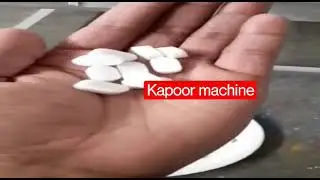 Gulam enterprises Bangalore. fully automatic Kapoor machine. full speed working machine.
