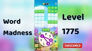 Word Madness Level 1775 Answers 🧠🔥 | All Correct Words Revealed!