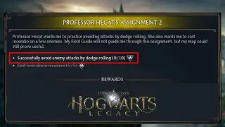 Successfully Avoid Enemy Attacks by Dodge Rolling Hogwarts Legacy